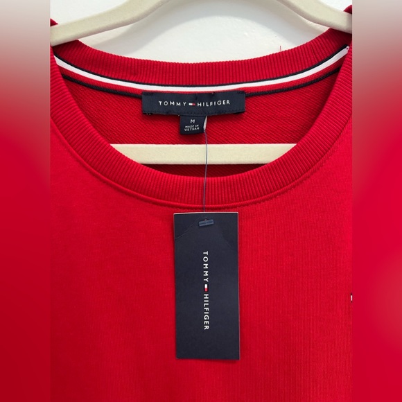 NWT Tommy Hilfinger women sweatshirt red dress - Picture 5 of 16